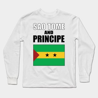 Flag of Sao Tome and Principe Long Sleeve T-Shirt